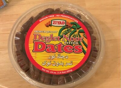 Deglet noor pitted dates