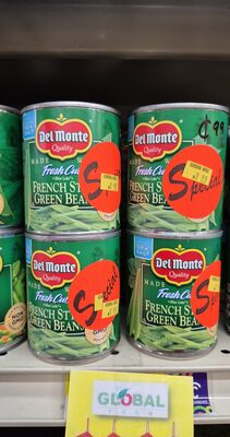 Del monte, fresh cut, french style green beans