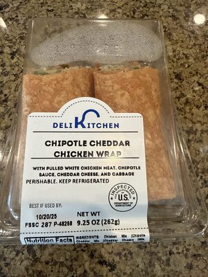 Deli Kitchn Chipotle CheddR Chicken Wrap