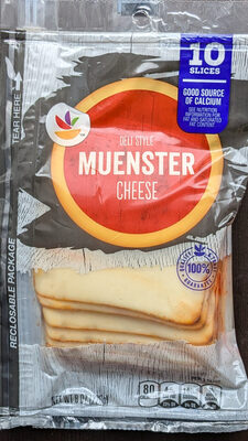 Deli style muenster sliced cheese