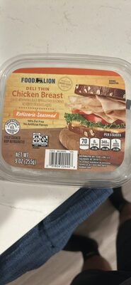 Deli Thin Chicken Breast Rotisserie Seasoned