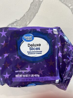 Deluxe American Pasteurized Process American Cheese