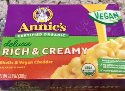 Deluxe Rich & Creamy Shells & Vegan Cheddar