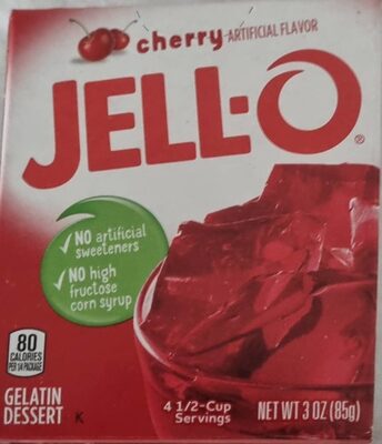 Dessert à la gélatine