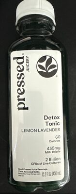 Detox Tonic - Lemon Lavender