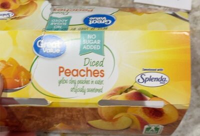 Diced Peaches