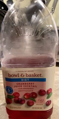 Diet cranberry juice cocktail