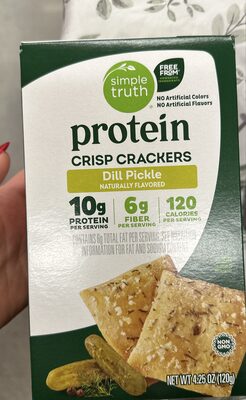 Dill Pickle Protein Crackers