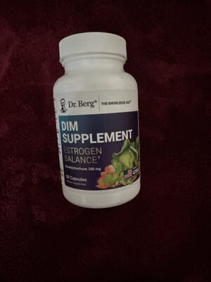 Dim Supplement Estrogen Balance
