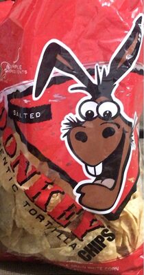 Donkey chip authentic tortilla chips salted