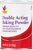Double acting baking powder