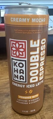 Double Espresso Energy Iced Latte - Creamy Mocha