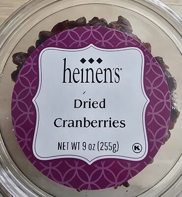 Dried Cranberries - Heinens