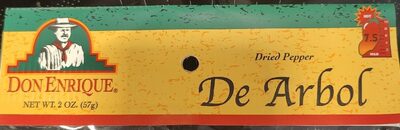 Dried Pepper De Arbol