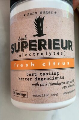 Drink superieur electrolytes