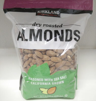 Dry roasted almonds
