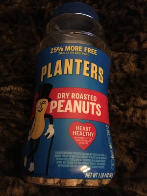 Dry roasted peanuts, dry roasted