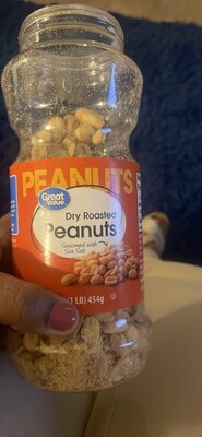 Dry Roasted Peanuts Seasoned with Sea Salt