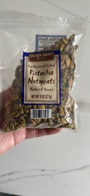 Dry Roasted & Salted Pistachio Nutmeats Halves & Pieces
