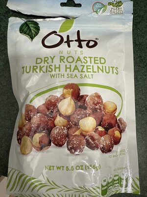 Dry Roasted Turkish Hazelnuts With Sea Salt