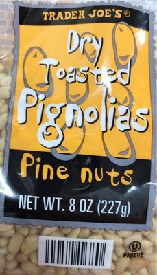 Dry Toasted Pignolias (Pine Nuts)