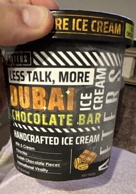 Dubai Chocolate Bar - Ice Cream