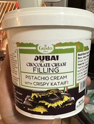 Dubai Chocolate Cream Filling