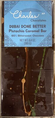 Dubai Done Better Pistachio Caramel