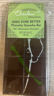 Dubai Done Better Pistachio Ganache Bar