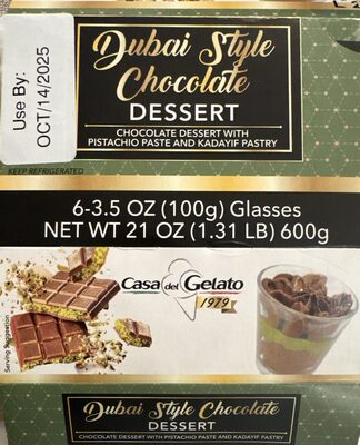 Dubai Style Chocolate Dessert