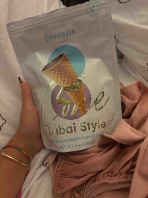 Dubai Style Chocolate Waffle Cone