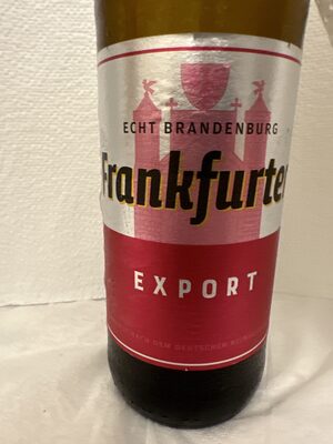 Echt Brandenburg Frankfurter Export