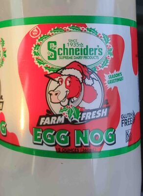 Egg Nog,1/3 bottle, 1/2 cup