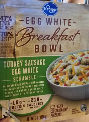 Egg White Breakfast Bowl Turkey Sausage Egg White Scramble