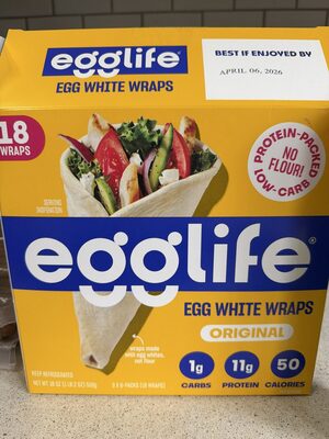 Egglife Egg White Wraps