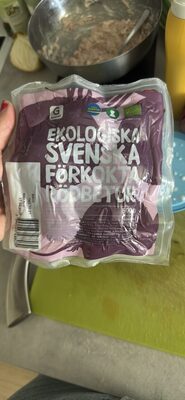 Ekologiska Svenska Förkokta Rödbetor