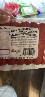 EL CORTEZ HOT LINK SAUSAGES