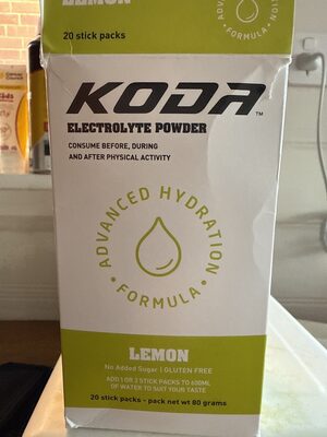 Electrolyte Powder Lemon