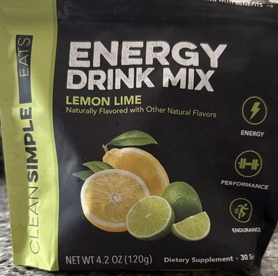 Energy drink mix, Lemon lime