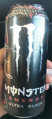 Energy drink, ultra black