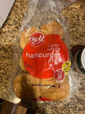 Enriched White Hamburger Rolls