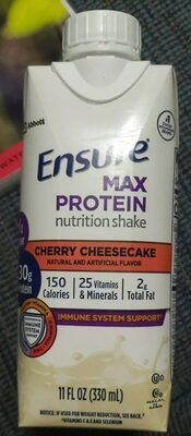 Ensure max protein nutrition shake
