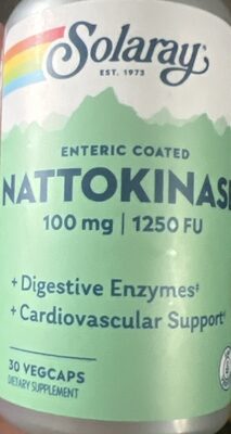 Enteric Coated Nattokinase 100 Mg 1250 FU