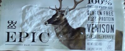Epic Venison Protein Bar