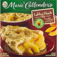 Extra flaky crust made from scratch lattice peach pie