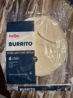 Extra Large Flour Tortilla
