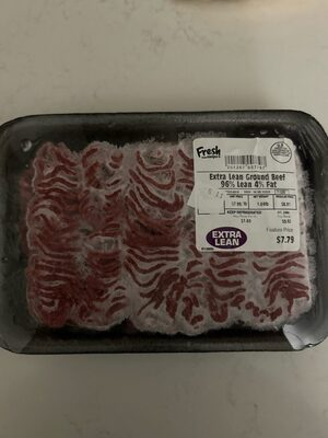 Extra Lean Ground Beef 96% Lean 4% Fat
