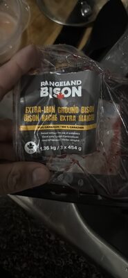 Extra-lean ground bison