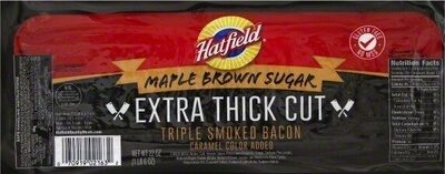Extra thick cut triple smoked bacon maple brown sugar
