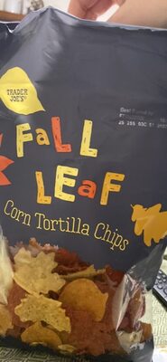 Fall Leaf Corn Tortilla Chips